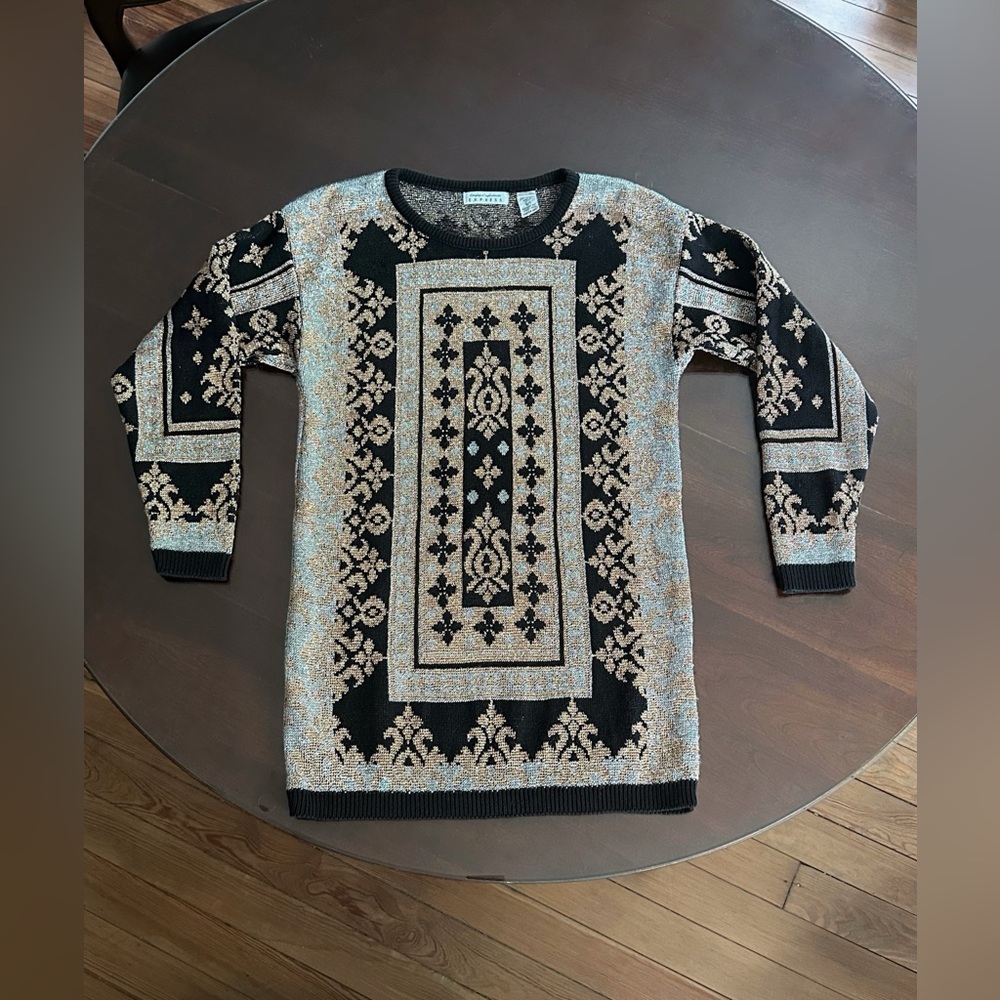 Compagnie Internationale Express Metallic Sweater